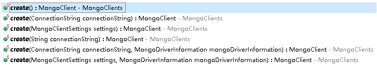 MongoClients.create