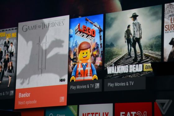 Android TV界面简洁直观