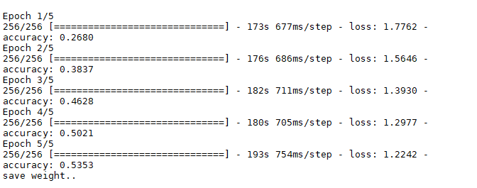 没有数据增强的训练结果