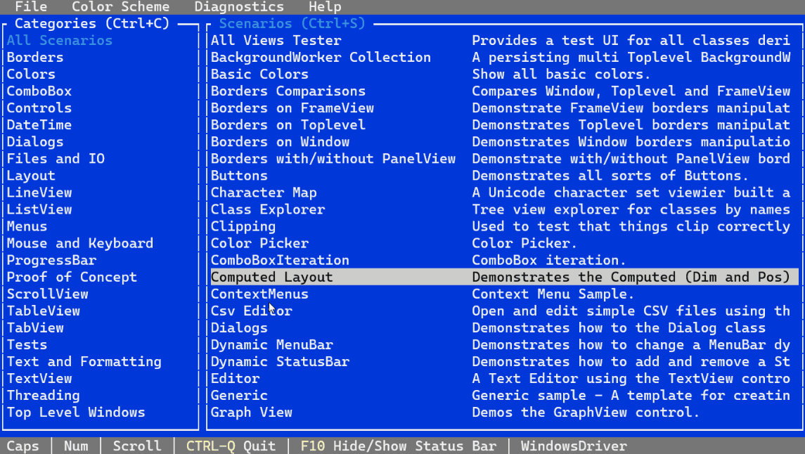 使用Terminal.Gui构建功能强大的.NET控制台应用-CSDN博客