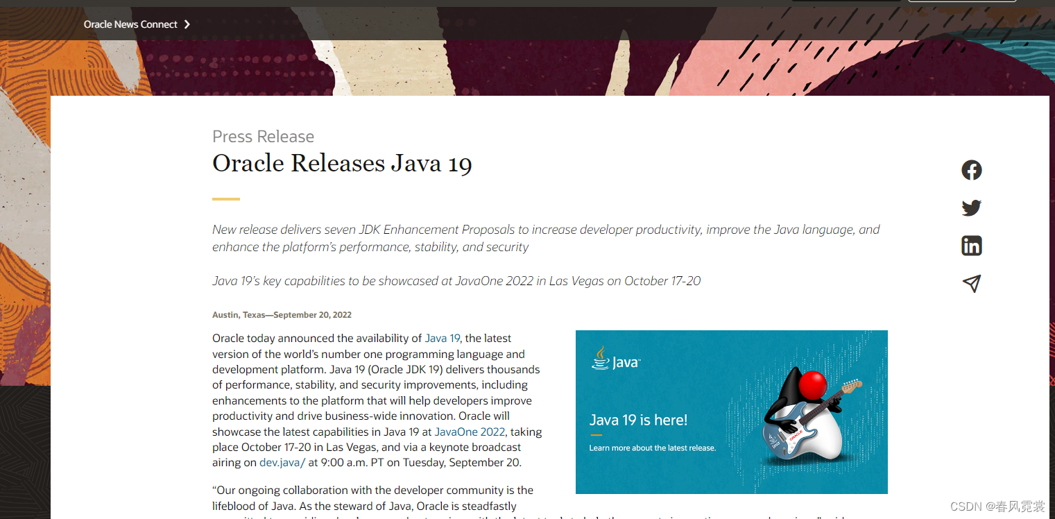 java19新特性--虚拟线程_java虚拟线程技术-CSDN博客