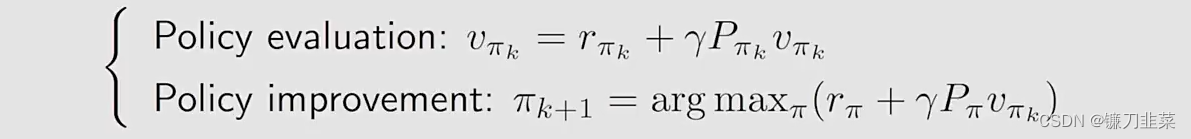 policy iteration