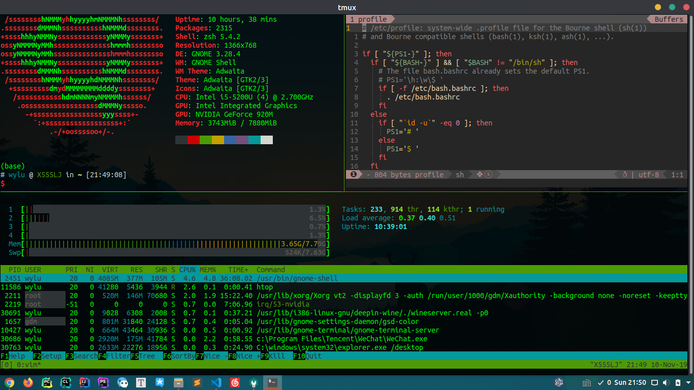 use tmux