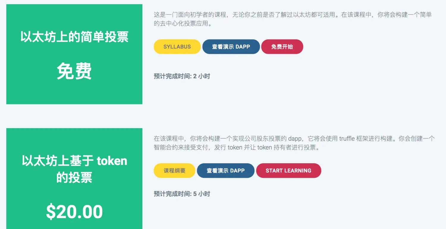 Voting on Ethereum