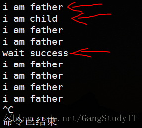 信号方式处理进程等待