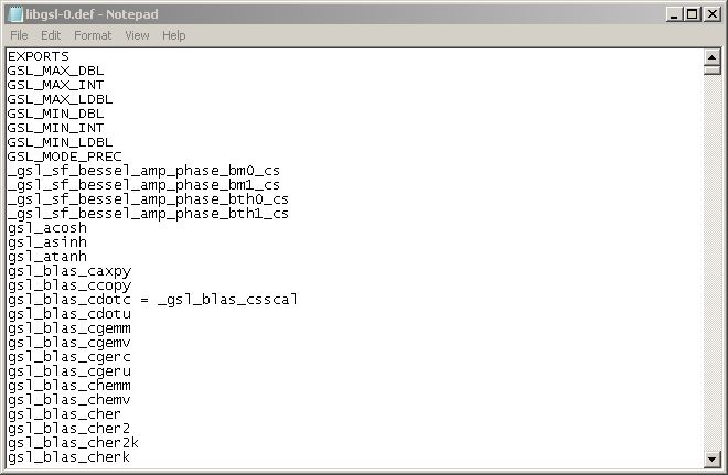 Windows <wbr>7 <wbr>64bit和Visual <wbr>Studio <wbr>2010下安装及使用64位gsl库 Windows <wbr>7 <wbr>64bit和Visual <wbr>Studio <wbr>2010下安装及使用64位gsl库