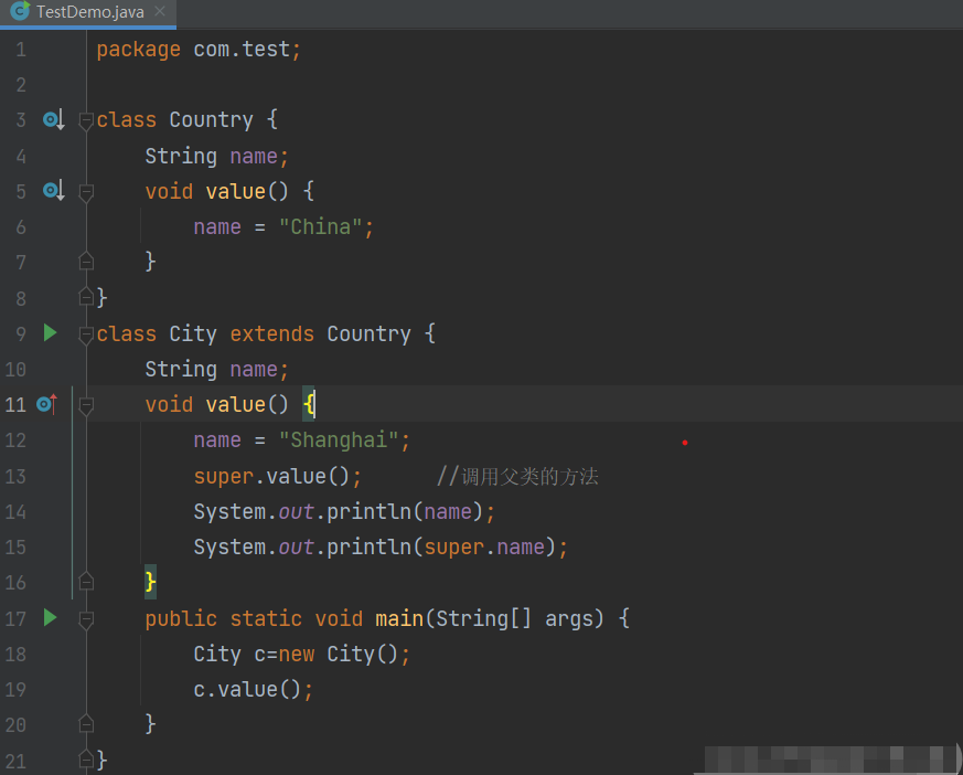 Java关键字:final,static,this,super