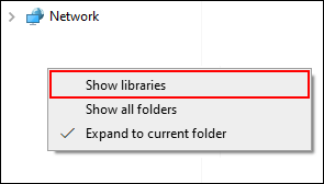 Click "Show Libraries."