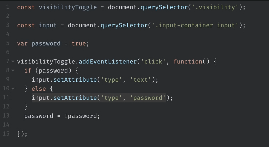 1-1 Toggle password visibility