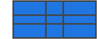 Example of justify-items set to stretch