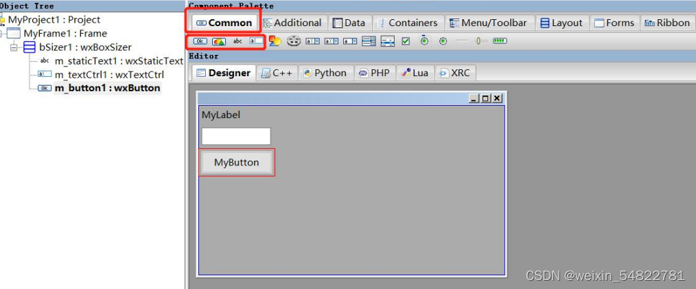 使用wxPython与wxFormBuilder构建GUI应用-CSDN博客