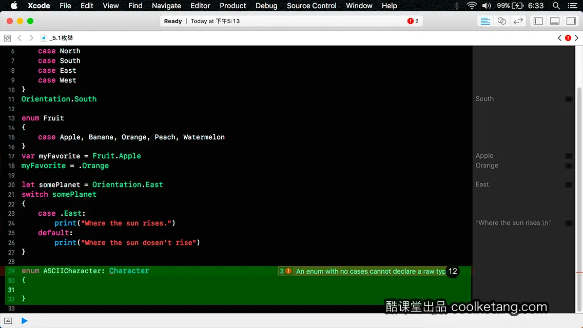 Swift4互动教程