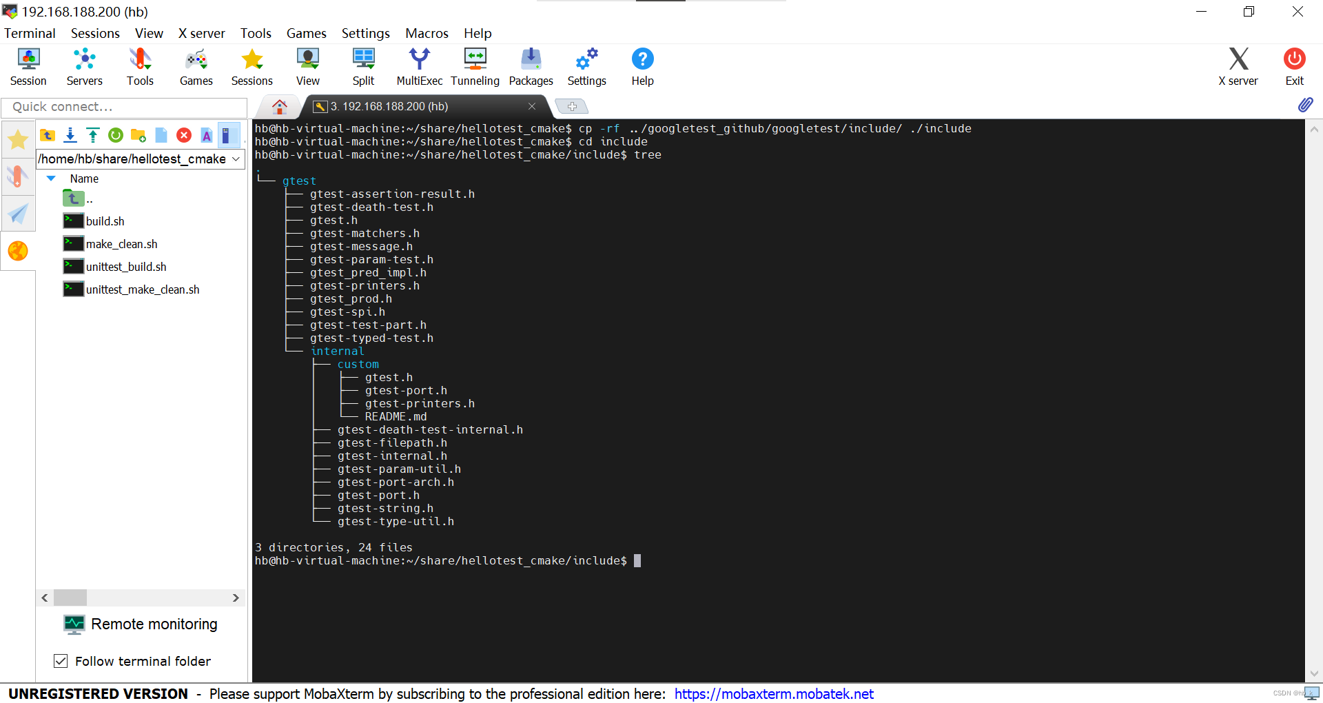 GoogleTest测试C代码_google test c语言-CSDN博客