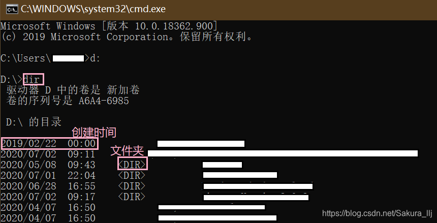 查看目录