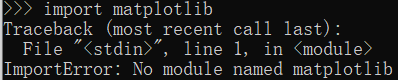Traceback (most recent call last): File “＜stdin＞“, line 1, in ＜module ...