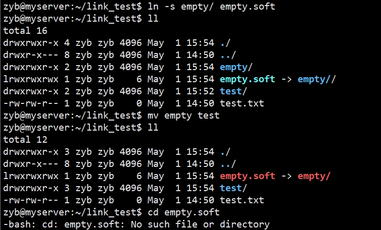 Linux文件系统中的软硬链接插图11 在这里插入图片描述