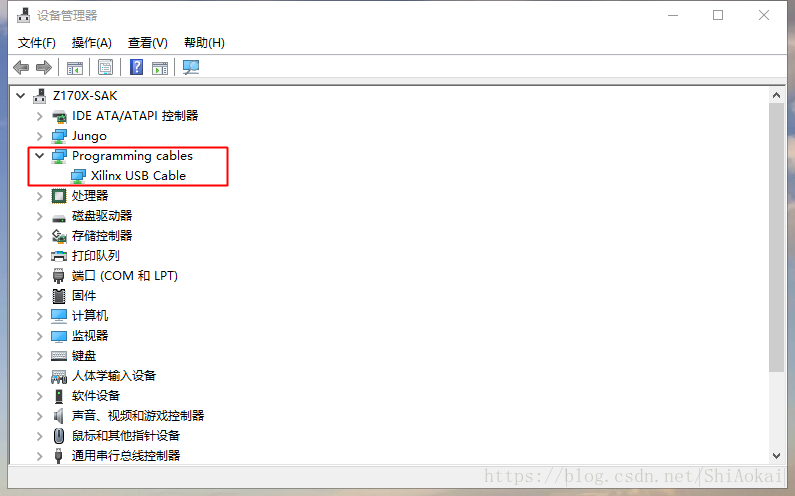 设备管理器截图
