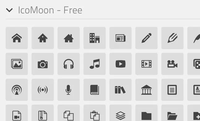 各种各样的Icon