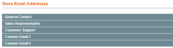 储存电子邮件地址