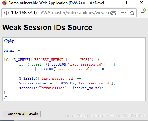 Weak Session Ids DVWA通过教程之Weak Session IDs_根据会话id绕过密码登录-CSDN博客