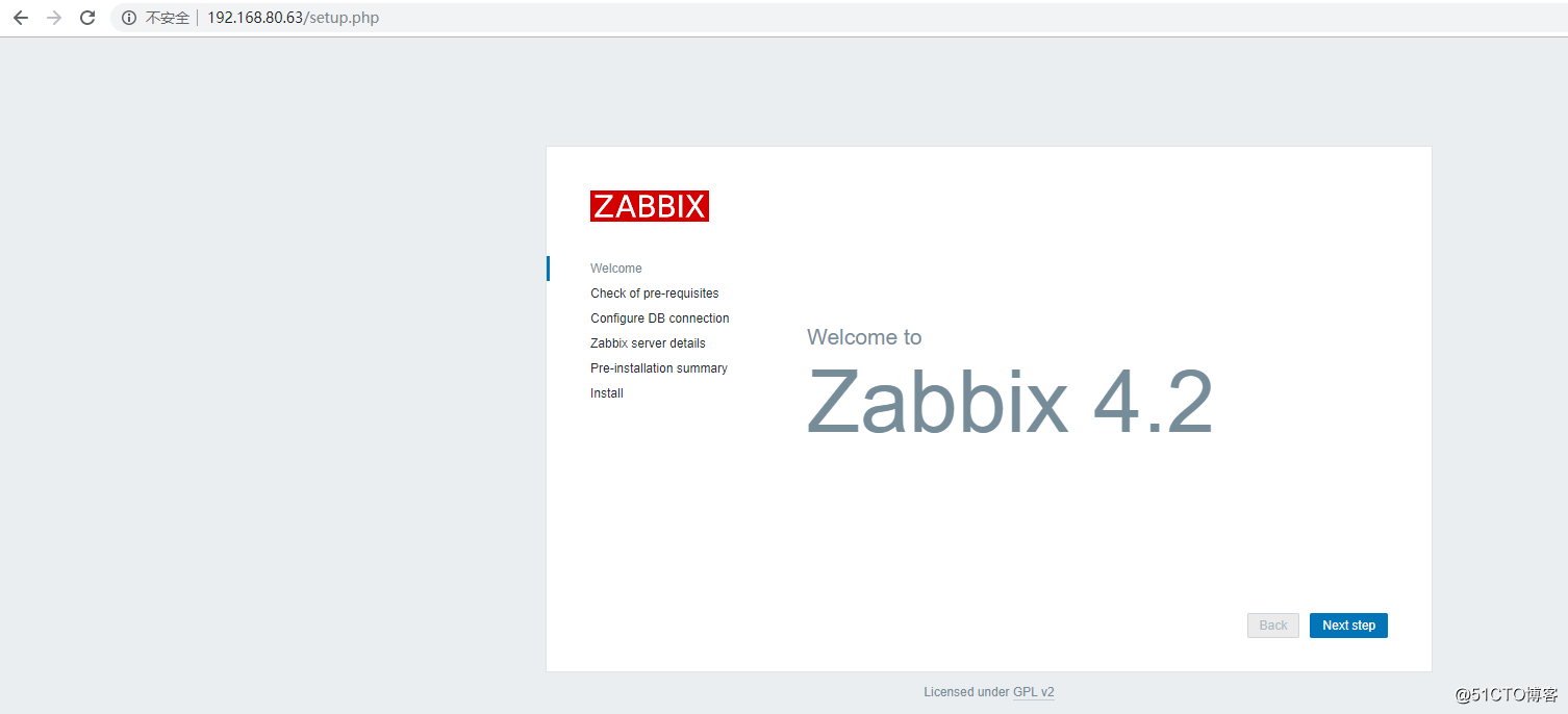 CentOS6.9 LAMP环境下安装zabbix4.2