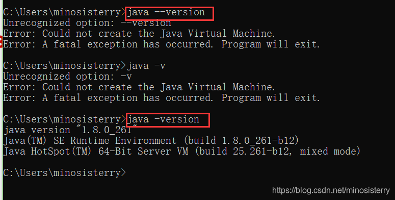 error:could not create the java virtual machine_unrecognized vm option ...