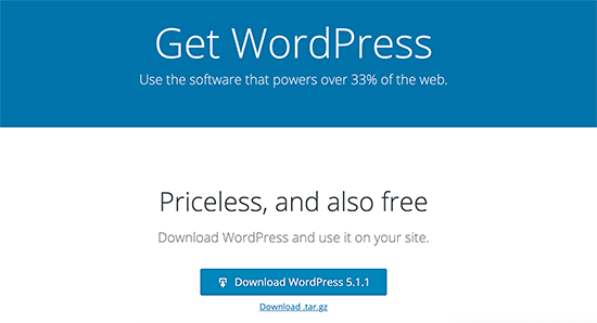 Download WordPress