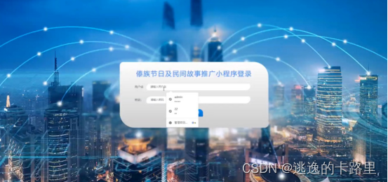 图5-5后台登录界面