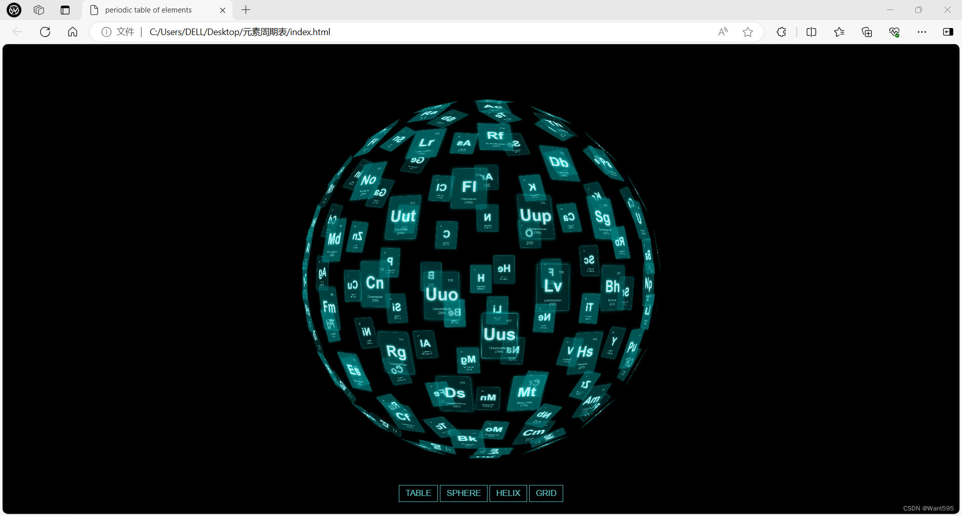 HTML元素周期表（完整代码）_html5元素周期表-CSDN博客