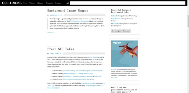CSS-Tricks launched July 4th, 2007. It used to be, believe it or not, primarily about CSS! Over the years, despite the hokey name, CSS-Tricks has come to become a site about all things web design and development.