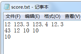 读取的数据如上
