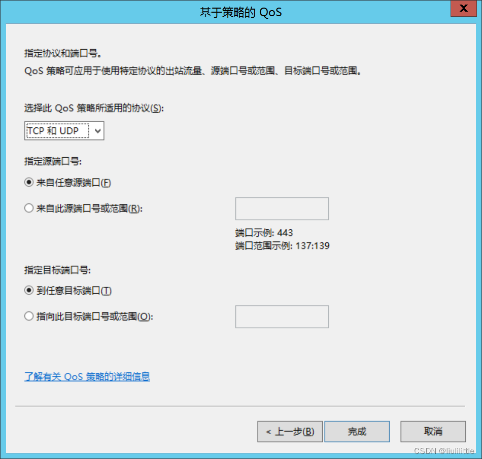 协议选择配置