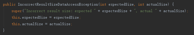 "Incorrect result size: expected " + expectedSize + ", actual " + actualSize