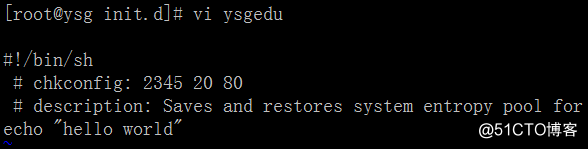 Linux常用命令——chkconfig