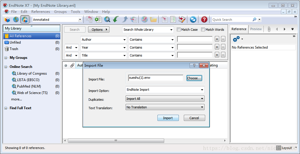 endnote X7 超级初学者教程_endnotex7-CSDN博客