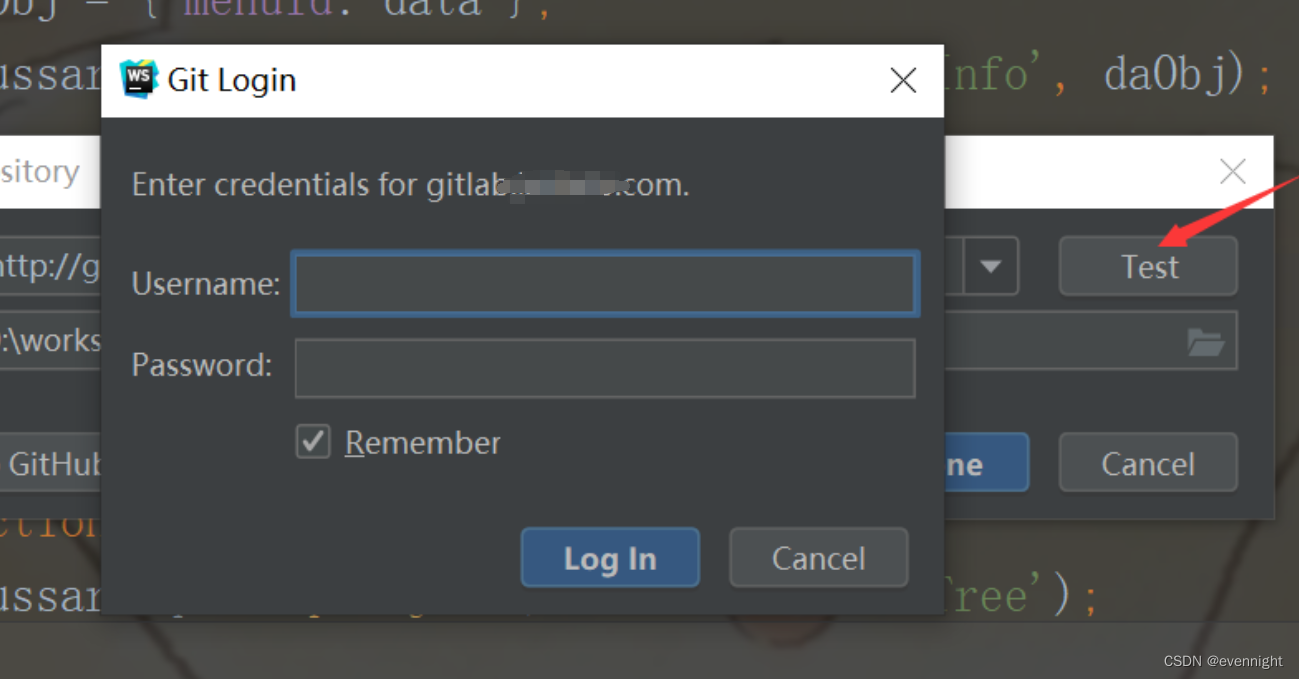 已解决关于GitLab克隆项目到webstorm和idea报错Repository test failed unable to access ...