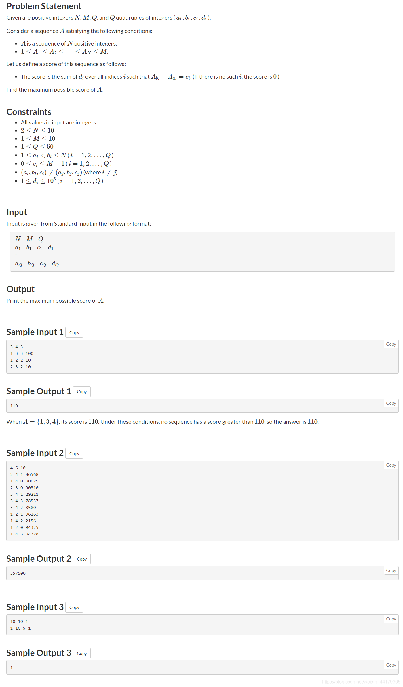 AtCoder Beginner Contest 165----B - 1%，C - Many Requirements-CSDN博客