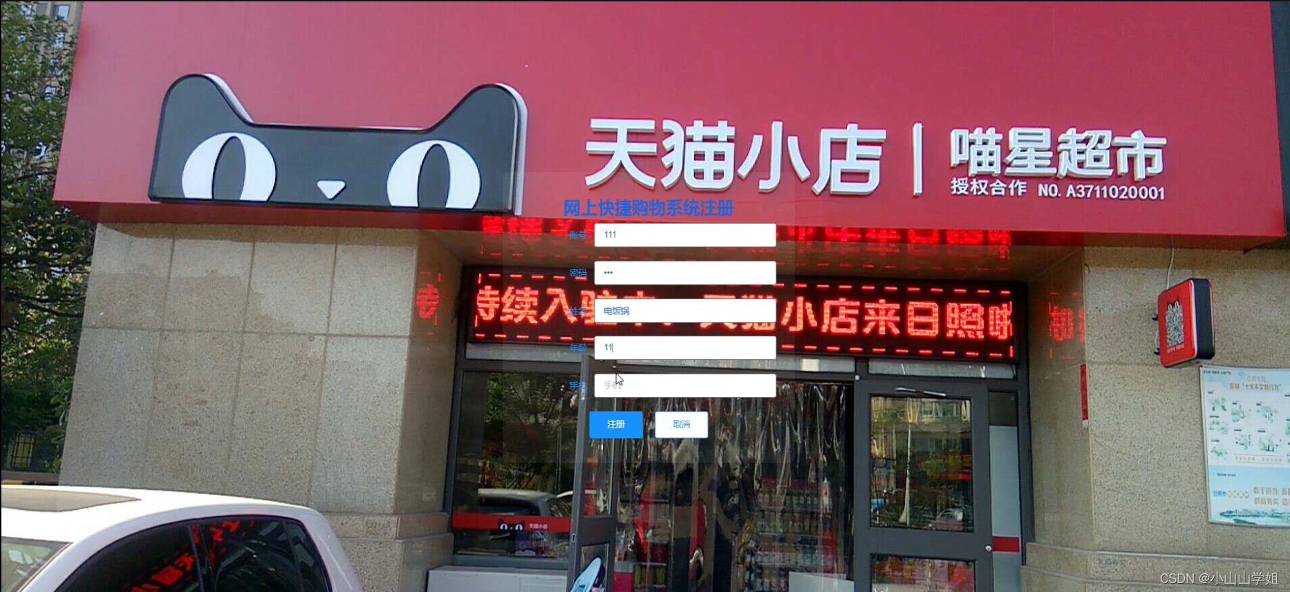 java毕设项目网上快捷购物系统(java vue mybatis maven mysql)
