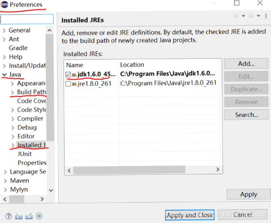 Windows--preference--Java--Complier--complier comliance lever