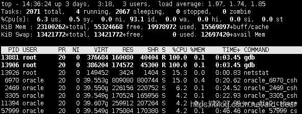 top监控gdb