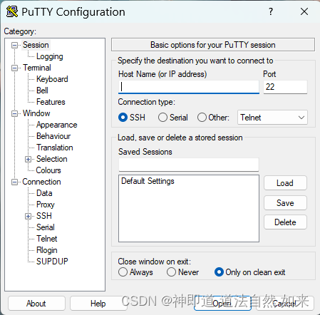 如何安装“PuTTY:免费的 SSH 和 Telnet 客户端”在win10系统?_putty win10-CSDN博客