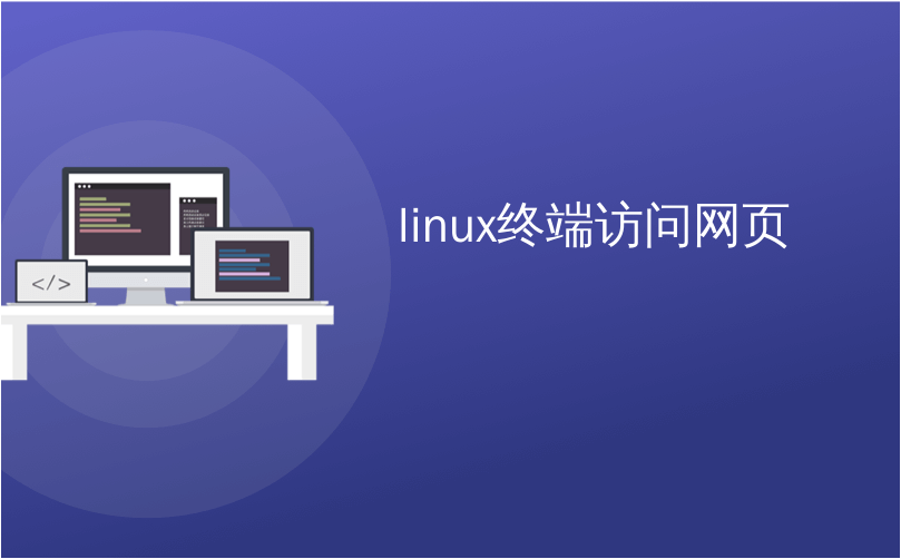 linux终端访问网页