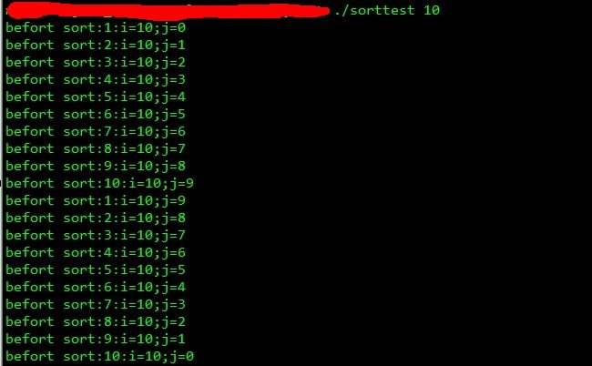 使用std::sort()排序导致程序core问题分析