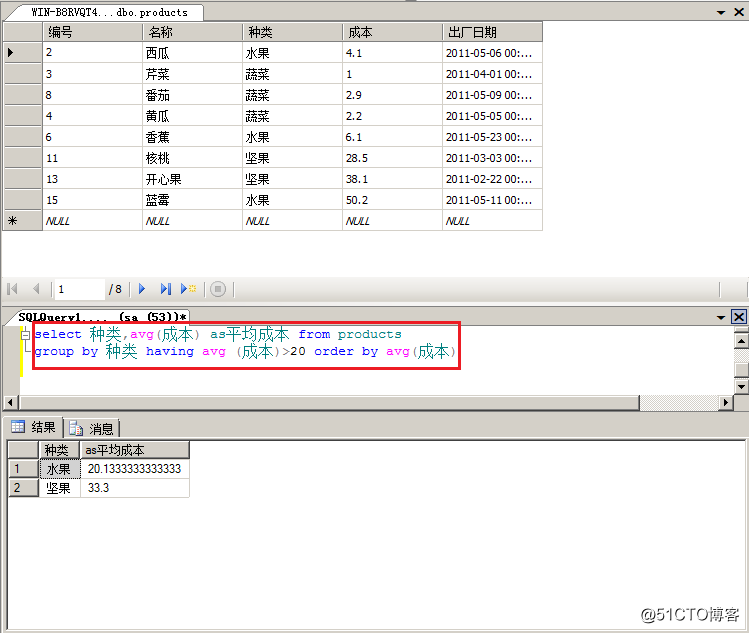 SQLServer之T-SQL增、删、改、查