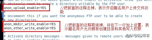 搭建FTP服务，实现三种方式的访问：1.匿名访问；2，本地用户访问；3虚拟用户访问。
