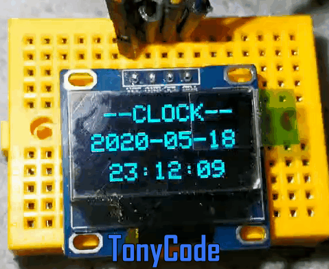 Arduino提高篇(二十三)OLED电子时钟_arduino oled显示数字时钟-CSDN博客