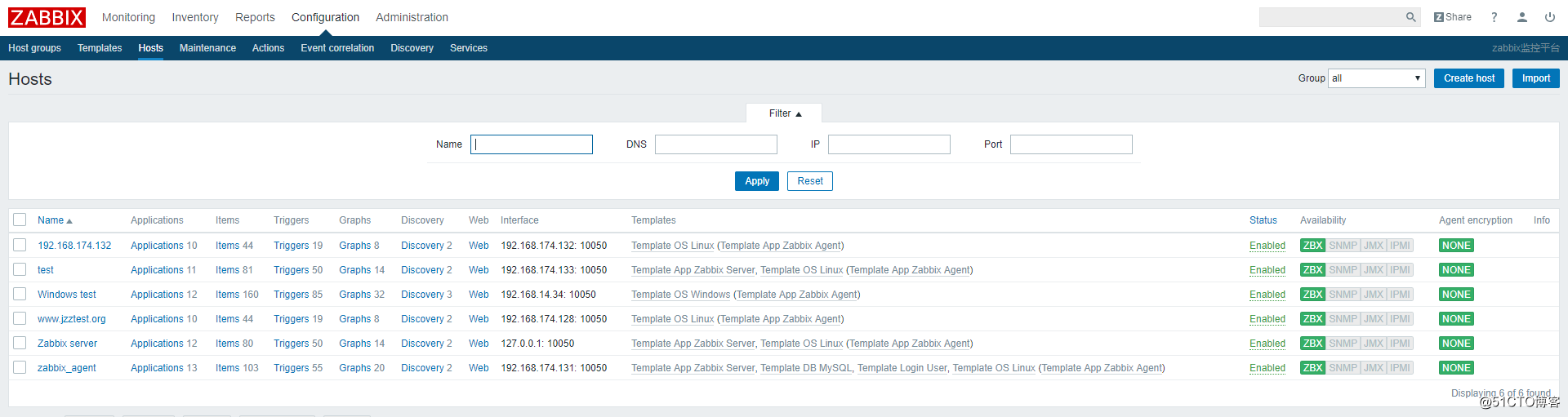 linux下zabbix3.4安装及简单配置和部分出错解决方案