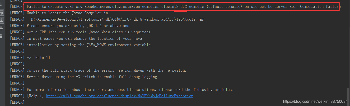 maven：打包异常 Failed to execute goal org.apache.maven.plugins:maven ...