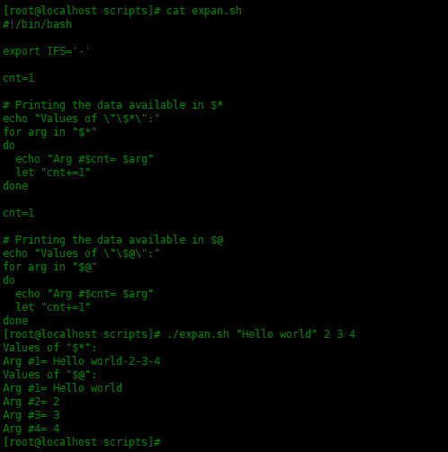 3个实例介绍shell脚本中几个特殊参数的用法3个实例介绍shell脚本中几个特殊参数的用法