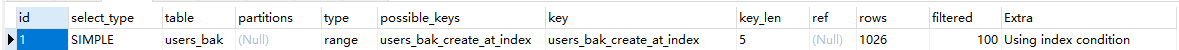 explain sql分析